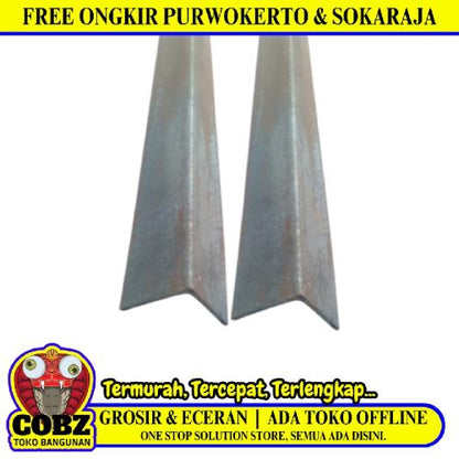 4 CM x 4 CM x 6 M / NM Siku L Plat Besi Pink Batang