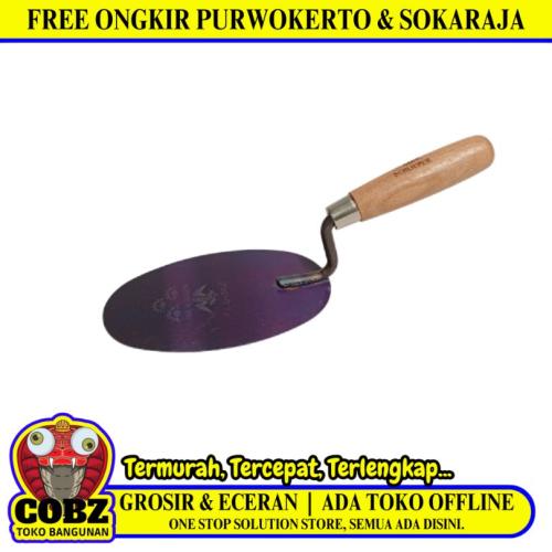 6 IN / CARL SCHLIEPER Cetok Sendok Semen Acian Trowel Bulat Gagang Kayu