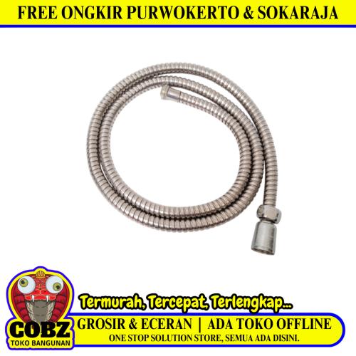 1/2IN x 150CM / SILVER STAR Selang Jet Shower Cebok Mandi Hose Stainless