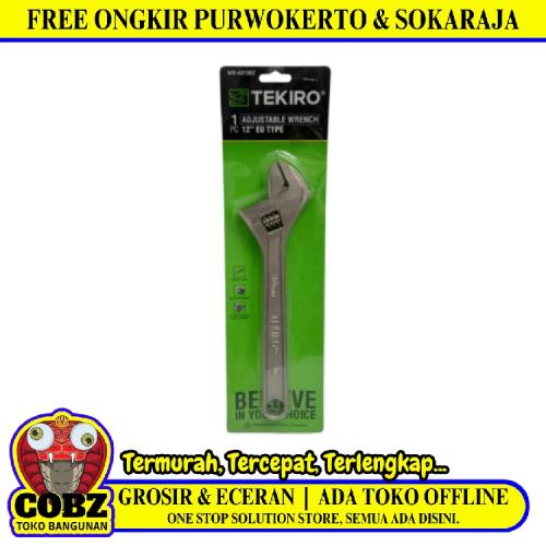 12 IN / TEKIRO Kunci Inggris Bago Multifungsi Adjustable Wrench