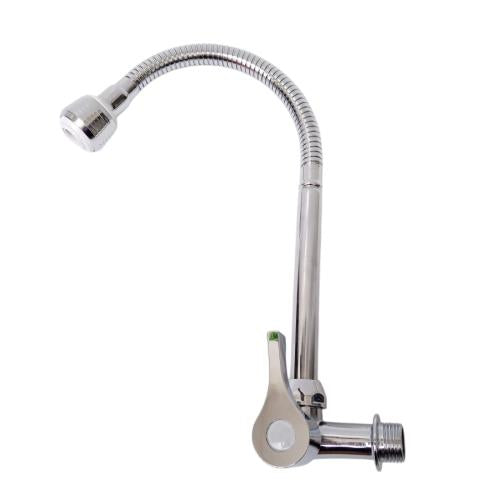 1/2 IN / NM Kran Angsa Fleksibel Sink BCP Tembok Stainless