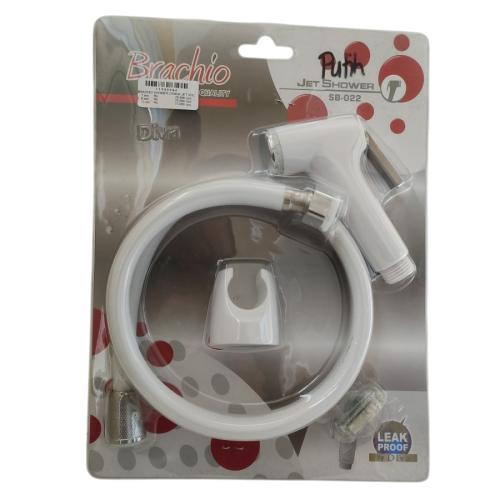 1/2 IN X 120 CM / BRACHIO Jet Shower Cebok Toilet Plastik PVC Set