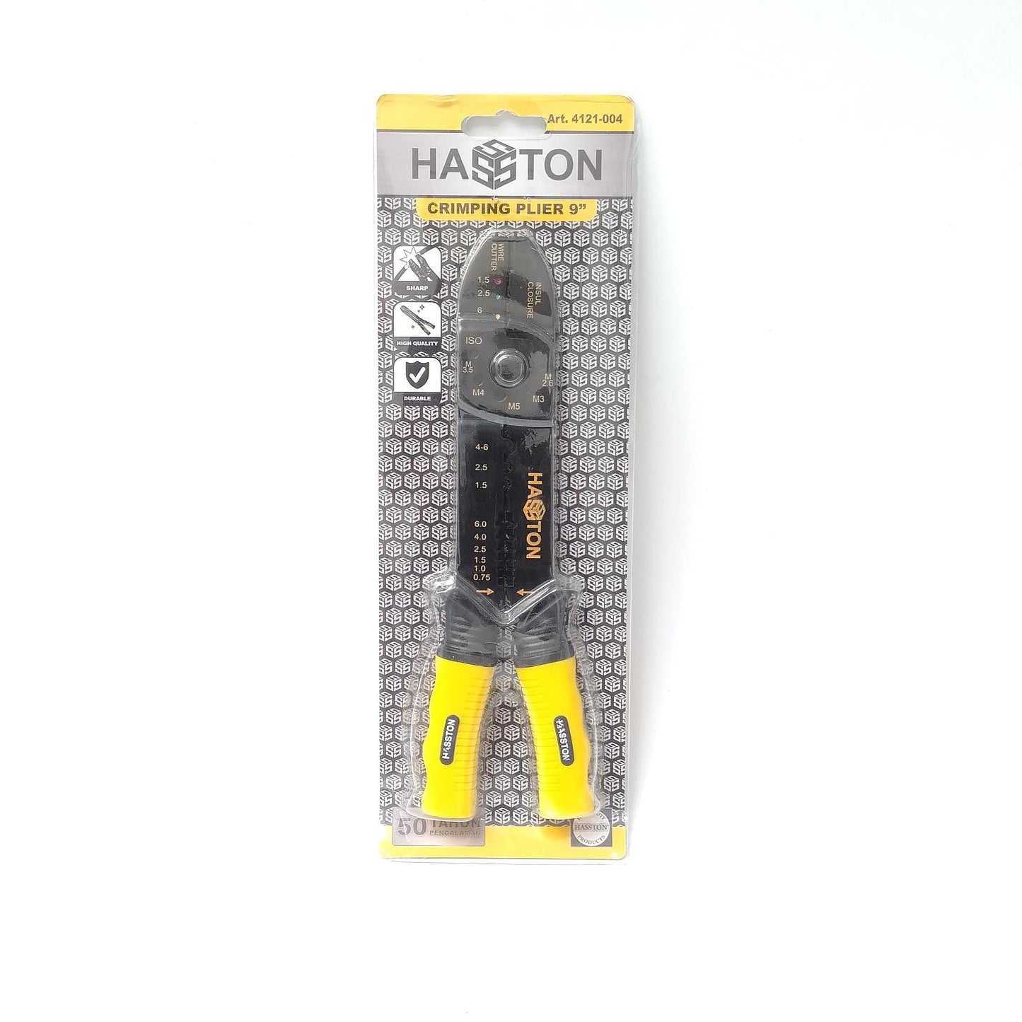 9 IN / HASTON Tang Crimping Kupas Potong Kulit Kabel Skun Ratchet