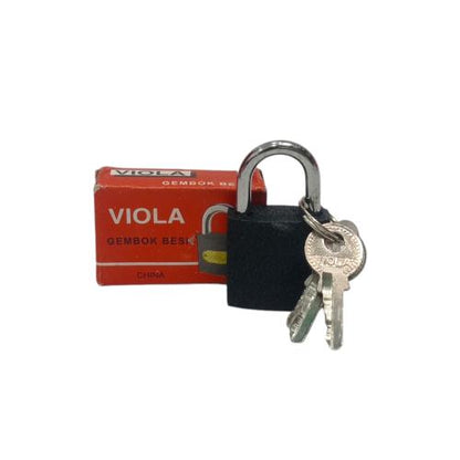25 MM / VIOLA Gembok Pintu Pagar Padlock Anti Maling Leher Pendek