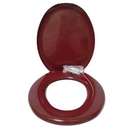 TECHPLAS Tutup Kloset Duduk Monoblok SeatCover Standard PVC Maroon Set