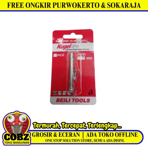 6 MM / KUGEL Mata Coring Diamond Core Pelubang Keramik Granit Kaca