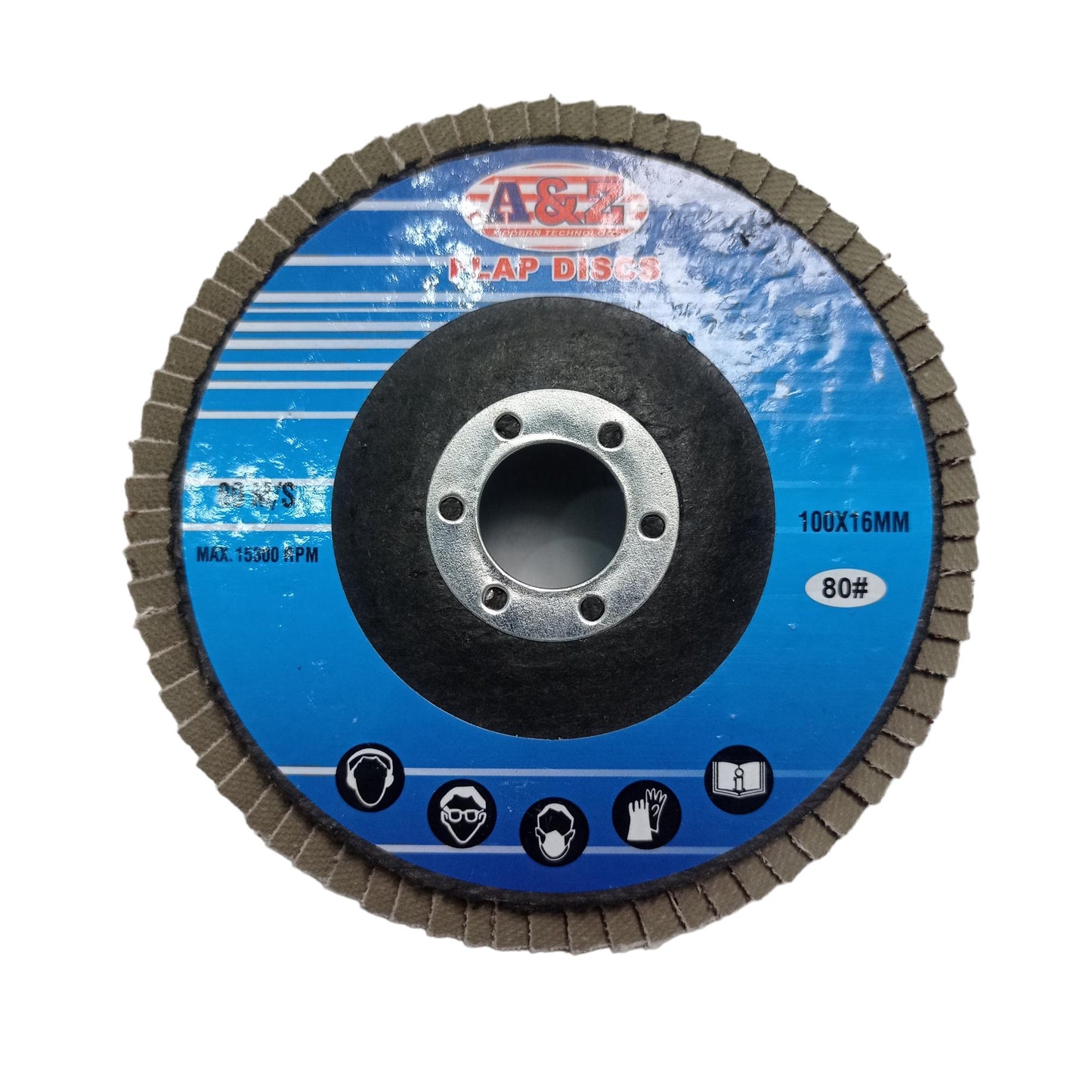 4 IN X GRIT A80 / A&Z Flap Disc Mata Gerinda Amplas Susun Kipas