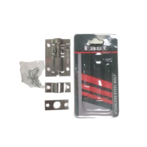 2 IN / EAST Grendel Kunci Slot Pintu Jendela Stainless