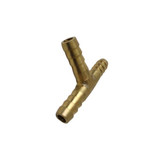 1/4 IN / TM Nepel Adaptor Sambungan Selang 3 Cabang Kuningan