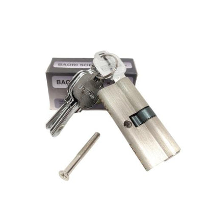 BAORISONIC Silinder Anak Kunci Pintu Cylinder Lock Besar + 4 Kunci Set