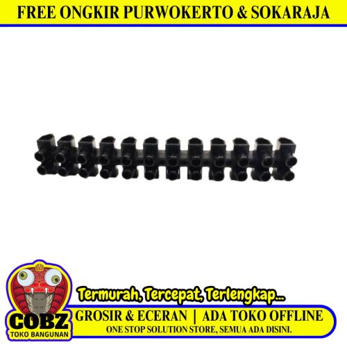 16 MM / TM Krustin Klustin Terimnal Blok Sambungan Kabel Hitam