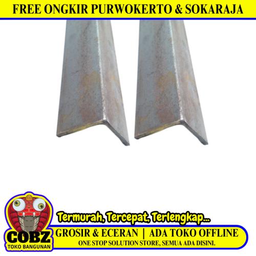 5 CM x 5 CM x 6 MM / TM Siku L Plat Besi Kuning Batang