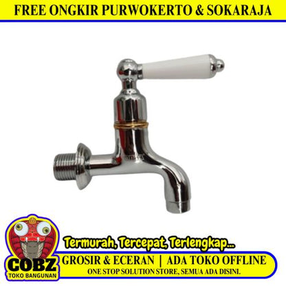 1/2 IN / ONDA A 828 GWL Kran Air Tembok Taman Kamar Mandi Stainless