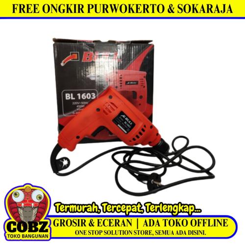 BULL BL 1603 Mesin Bor Tangan Impact 2 Way Kabel Set