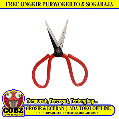 8 IN / BONUCCI Gunting Kodok Bahan Kain Kulit Seng Alloy Steel Scissors