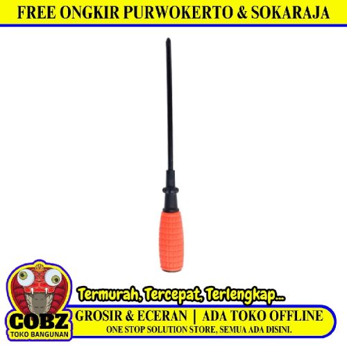 6 IN / FEI BAO Obeng Screwdriver One Way Plus Gagang Karet