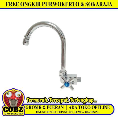 1/2 IN / ONDA V627CA Kran Angsa Sink Bak Cuci Piring Tembok Stainless