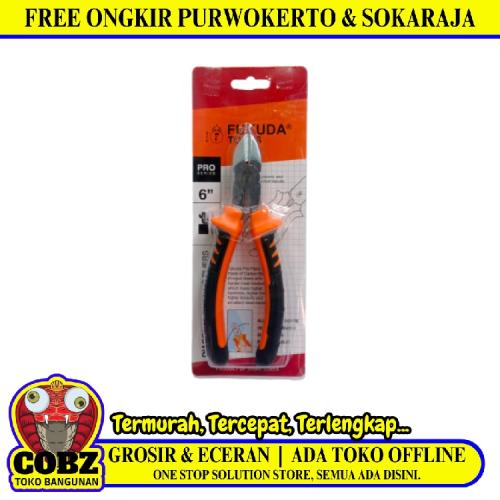 6 IN / FUKUDA Tang Potong Kawat Kabel Diagonal Cutting Pliers