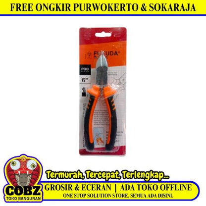 6 IN / FUKUDA Tang Potong Kawat Kabel Diagonal Cutting Pliers