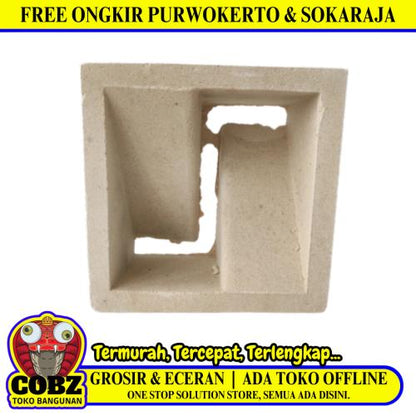 20 CM X 20 CM / NM 07 Rooster Lubang Angin Pasir Putih Jumlah Sisi Biji