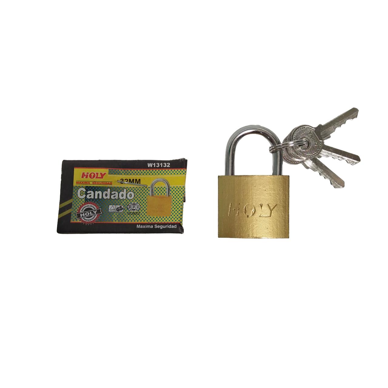 32 MM / HOLY W3132 Gembok Pintu Pagar Padlock Anti Maling Leher Pendek