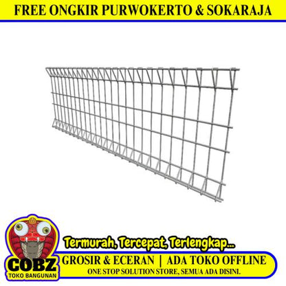 8 MM x 120 CM x 240 CM / TM Kawat Pagar BRC Rumah Lembar