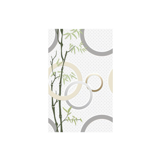 25 CM x 40 CM / UNO OPAL Keramik Dinding Kamar Mandi Glossy Grey Dus