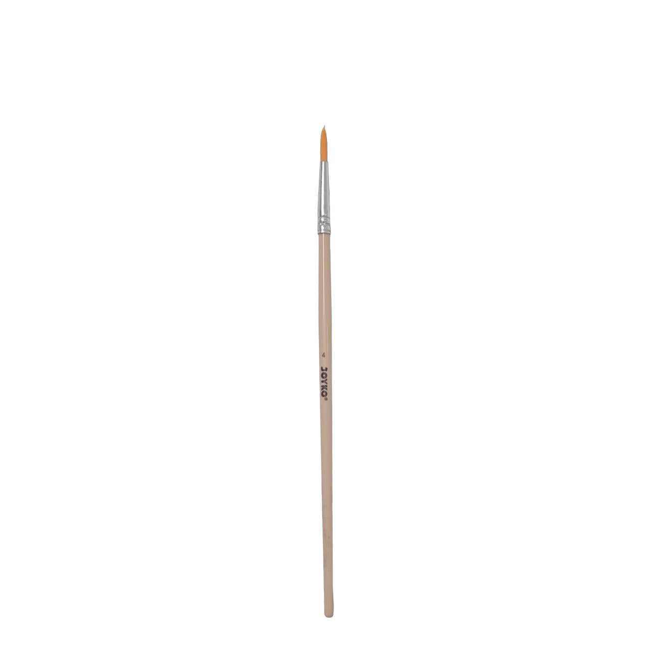 4 MM / JOYKO BR-8 Kuas Lukis Tembok Kayu Besi Air Acyrlic Paint Brush