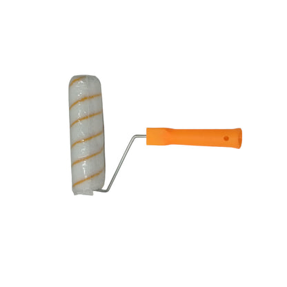 9 IN / KURA BRAND Kuas Busa Roll Cat Tembok Kayu Besi Besar + Gagang Set