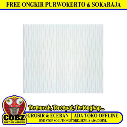 8 MM x 30 CM x 4 M / SHUNDA PLAFON K-9116 Plafon Gypsum GRC U PVC Hotstamping Lembar