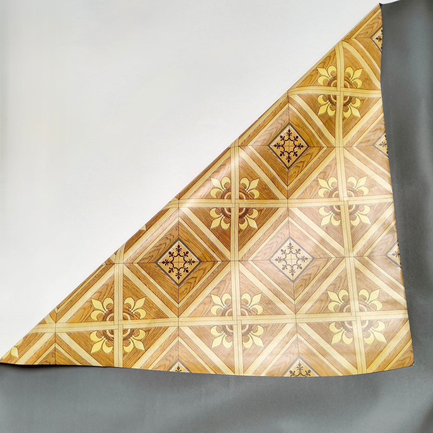 120 CM x 15 M / NANYA CHCK 001 001 Karpet Perlak Lantai Meja Vinyl PVC Brown Roll