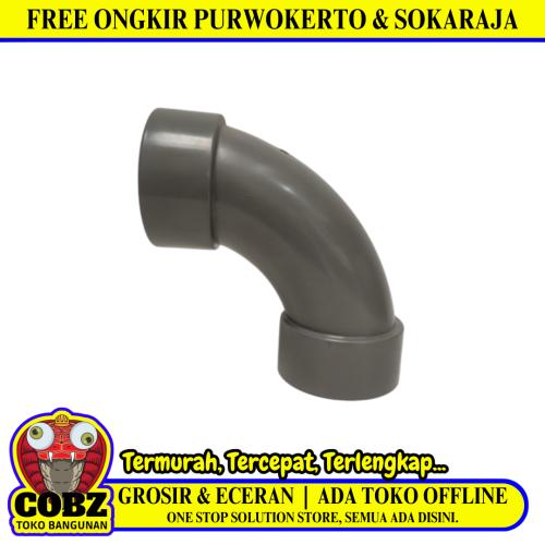 3 IN / RUCIKA D-LL Elbow Knee Keni Large Radius Fitting Pipa PVC