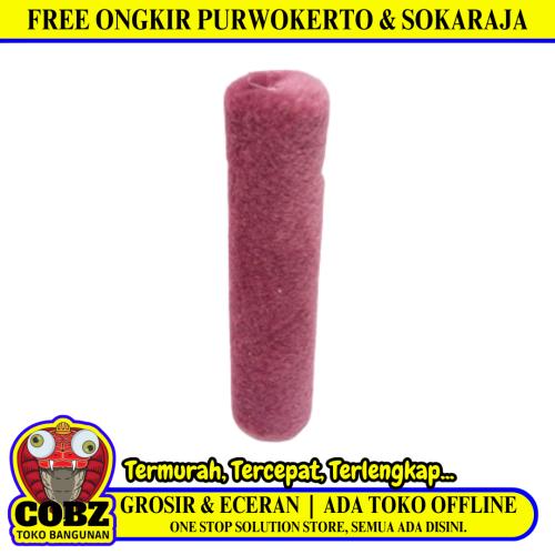 4 IN / CISAL Refill Isi Kuas Busa Roll Cat Tembok Kayu Besi Kecil