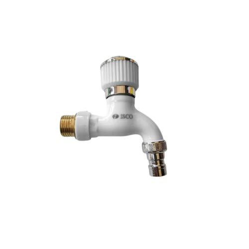 1/2 IN / ISCO 8127 Kran Air Tembok Taman Kamar Mandi Plastik PVC