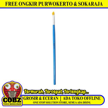 4 MM / SHINING A10 Kuas Lukis Tembok Kayu Besi Air Acyrlic Paint Brush