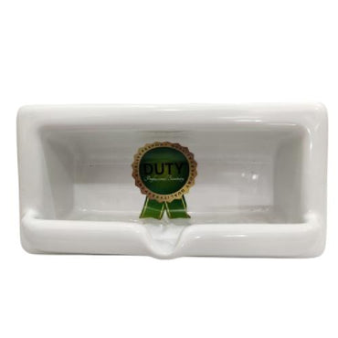 22 CM x 11 CM x 7.2 CM / DUTY SH - 22 Tempat Sabun Tanam Dinding Keramik White
