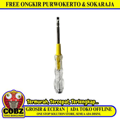 7 IN / BB 5W Obeng Tespen AC Listrik Lampu Cahaya Jenis Mata