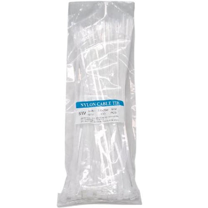 3.6 MM x 250 MM / SW Kabel Cable Ties Tali Ripet 25 CM Putih Pack