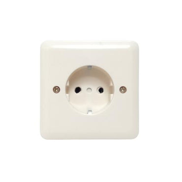 1 LUBANG / DEXTA DX-805 Stop Kontak Terminal Arde Tanam IB Inbow Cream