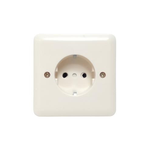 1 LUBANG / DEXTA DX-805 Stop Kontak Terminal Arde Tanam IB Inbow Cream