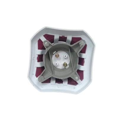 DEXTA Fitting Tempat Lampu Plafon Atap Tempel Kotak Besar Merah