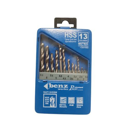 1.5 MM-6.5 MM / BENZ Shank Twist Drill Bits Mata Bor Besi Kayu Plastik