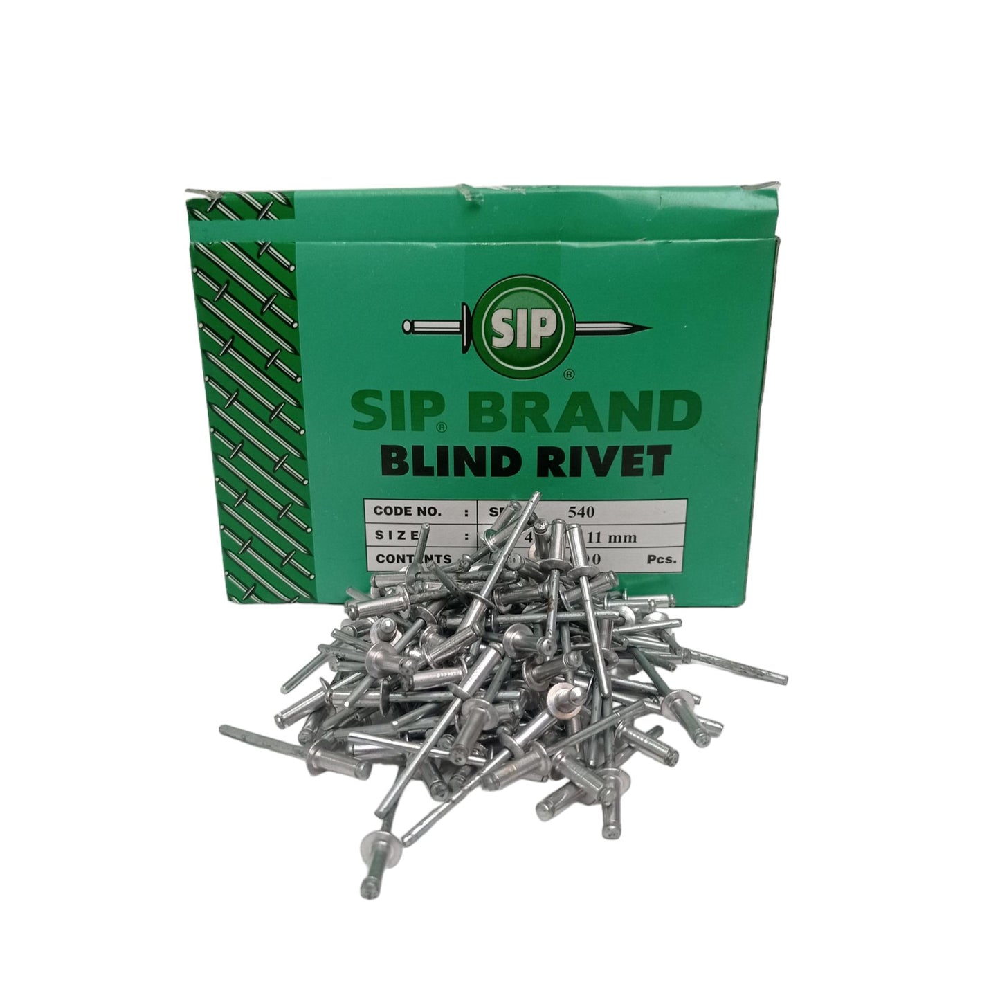 4 MM x 11 MM / SIP Paku Rivet Keling Tang Rivet No 540 Dus