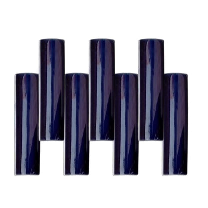 10 CM / NM Kuku Macan Bon Bon Lis Keramik Polos Dark Blue Lembar