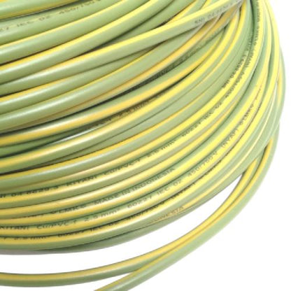 1 INTI x 2.5 MM / TM NYA F Serabut Kabel Tembaga SNI Kuning Meter