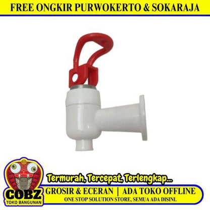 5/8 IN / COBZ Kran Dispenser Guci Drat Dalam Air Panas Hot Merah