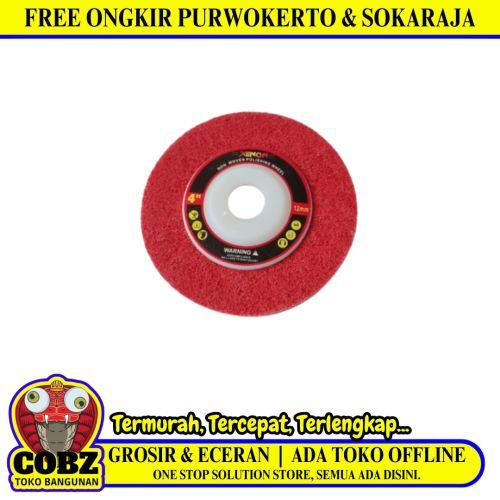 4 IN / XENON Wool Polish Polishing Sponge Poles Merah