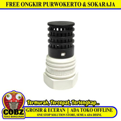 1 1/4 IN MITSUTOYO Foot Klep Valve Saringan Pipa Pompa Torrent PVC