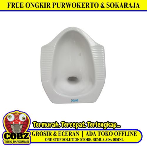 50 CM x 41 CM x 29 CM / LOLO Kloset Jongkok Toilet Putih Keramik