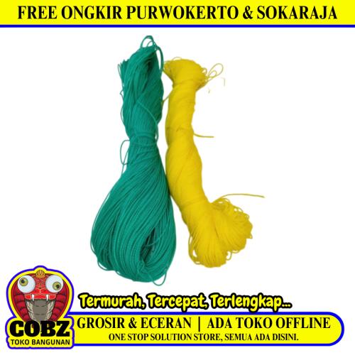 1 MM / TM K Tali Tambang Ikat Nylon Plastik PVC Warna Roll
